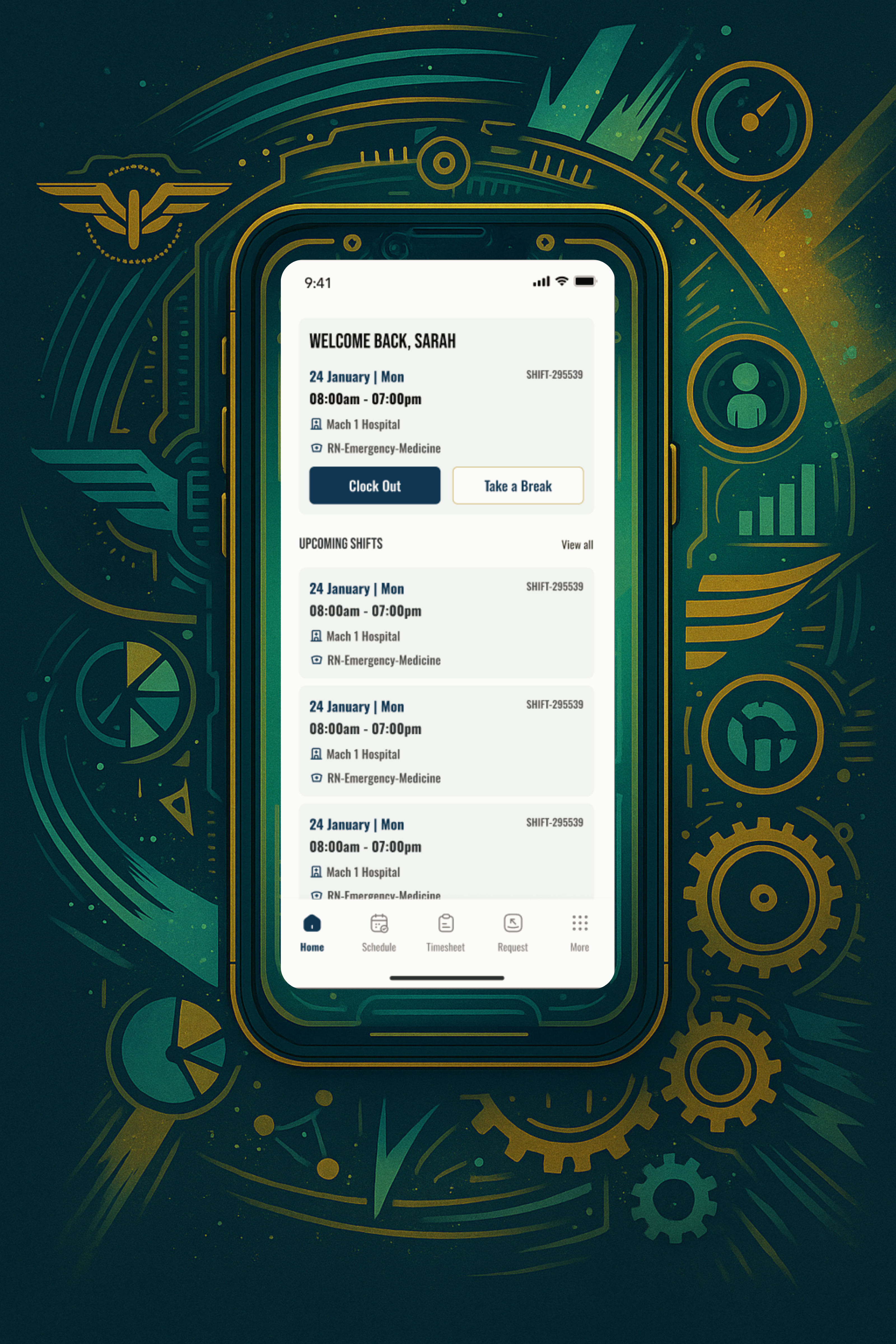 Mach1 mobile app for clinicians